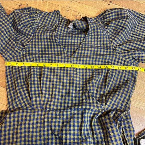 A New Day Checked V Neck Midi Dress - Picture 5 of 6